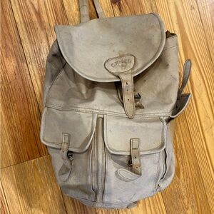 Vintage Camel Backpack